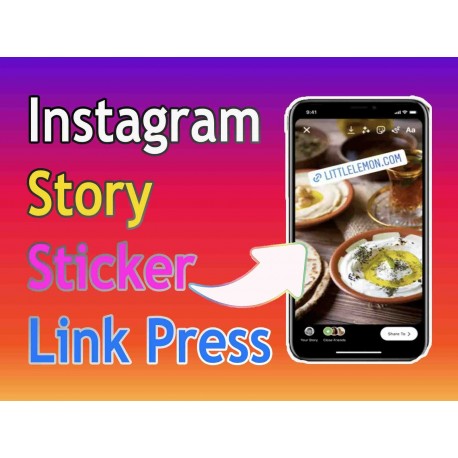 Buy Instagram Story Sticker Link Press