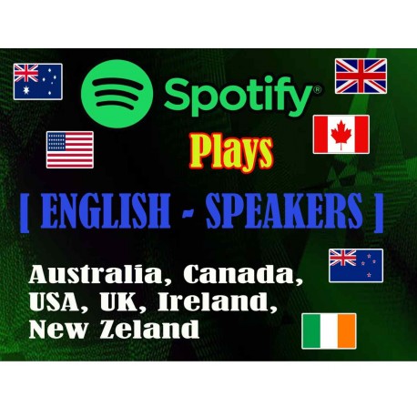 Spotify ENGLISH SPEAKERS Plays Kaufen