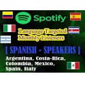 Buy Spotify SPANISH SPEAKERS Monthly Listeners