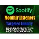 Buy Targeted Spotify Monthly listeners