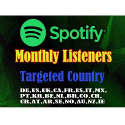 Länderziel Monatliche Spotify Zuhörer Kaufen