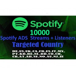 Buy Targeted Spotify ADS Streams + Listeners