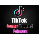 Buy Country Targeted TikTok Followers