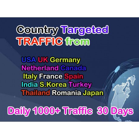 1000 keyword target real traffic for 30 days