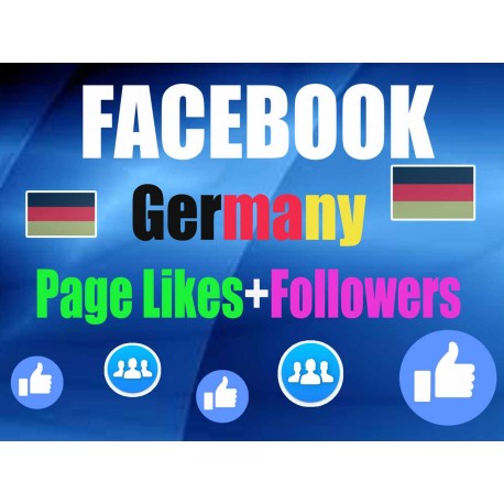 Germany FACEBOOK FAN PAGE LIKES Followers