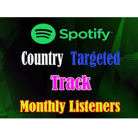 Länderziel Monatliche Spotify Track Zuhörer Kaufen