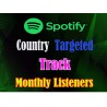 Buy Targeted Spotify Track Monthly listeners