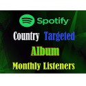 Buy Targeted Spotify Album Monthly listeners