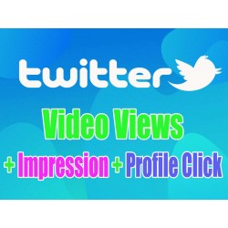 Twitter Video Views Impression Profile Click kaufen