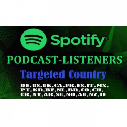 Länderziel Monatliche Spotify Podcast Zuhörer Kaufen