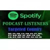 Buy Targeted Spotify Podcast Monthly listeners