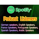 Ländersprache Monatliche Spotify Podcast Zuhörer Kaufen