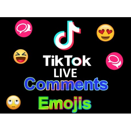 TikTok Live Emoji Kommentare kaufen
