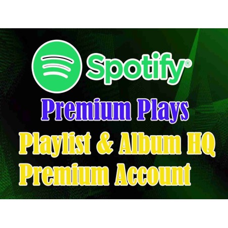 شراء ألبوم قوائم تشغيل Spotify Premium