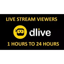 Compre espectadores ao vivo da DLIVE