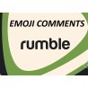 Comentarios de emoji de Rumble