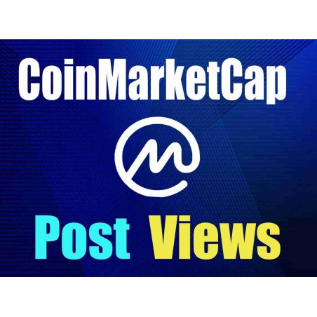 Comprar Vistas de Publicaciones de CoinMarketCap