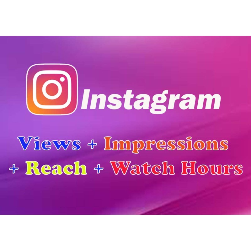 Instagram video aufrufe und impressions-reach Kaufen