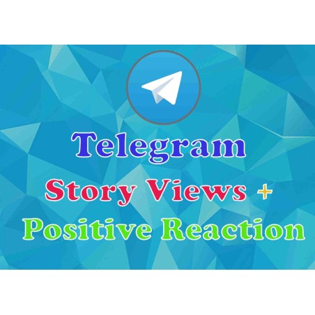 Buy telegram posts story views + positive reaction