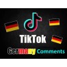 Comprar Comentários TikTok Alemães