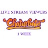 بث مباشر لـ Chaturbate عدد المشاهدين لمدة 7 أيام