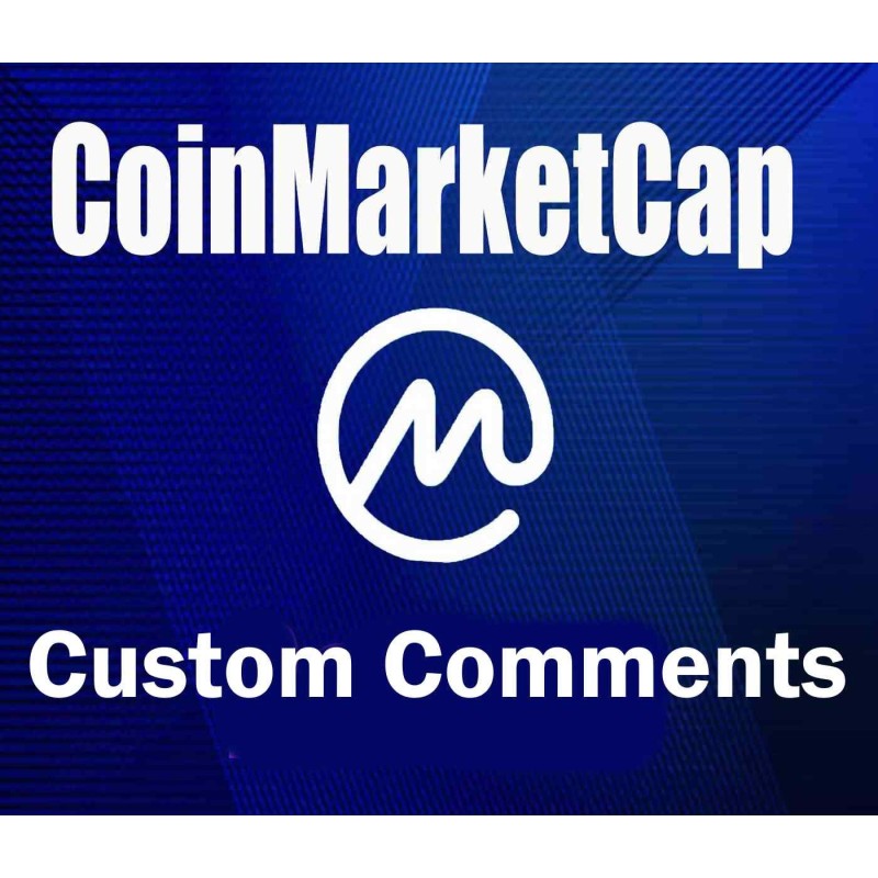 Comprar comentarios personalizados de CoinMarketCap