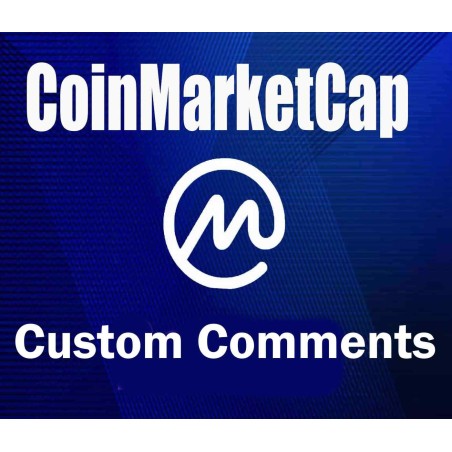 شراء تعليقات مخصصة على CoinMarketCap