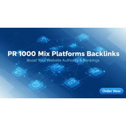 Comprar HQ PR 1000 Mix Plataformas Backlinks