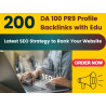 200 Powerful Unique Domain High DA and PR SEO Profile backlinks