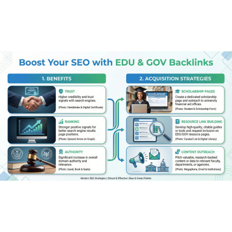1000 backlinks de alta autoridad EDU y GOV