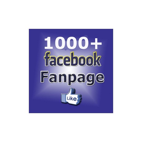 1000+ FACEBOOK FANPAGE LIKE
