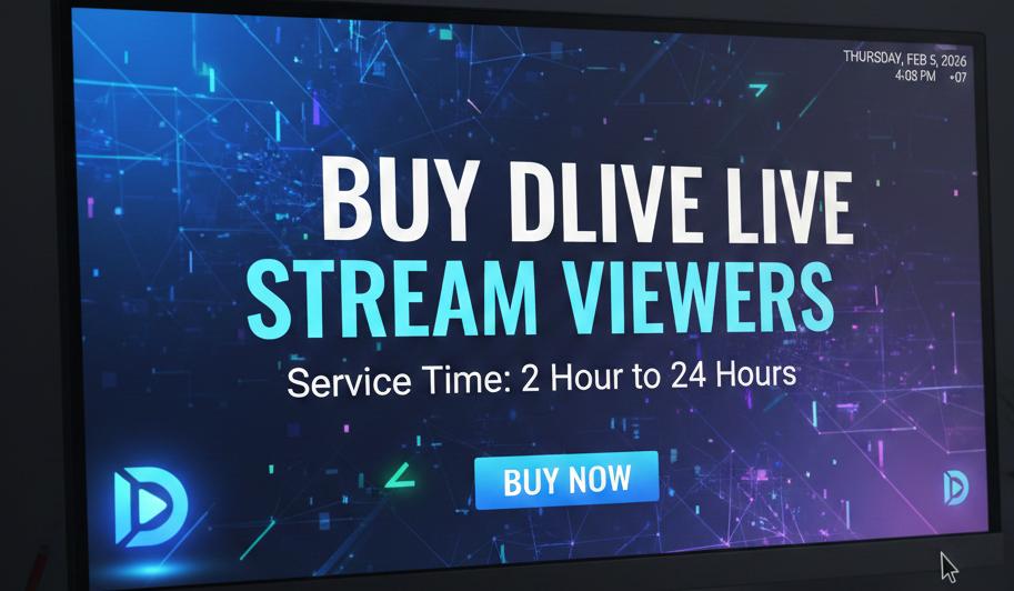 Kaufen Sie DLive Live Stream Zuschauer