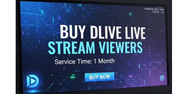 Kaufen Sie Dlive Live-Stream-Zuschauer für einen Monat