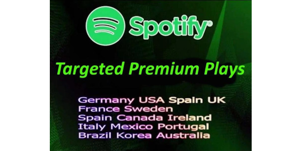 مرحبًا بكم في شراء تشغيلات سبوتيفاي بريميوم المستهدفة